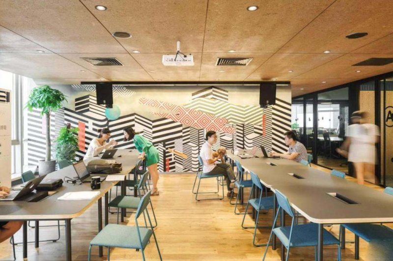 WeWork(国贸店)大堂，国贸/CBD共享办公